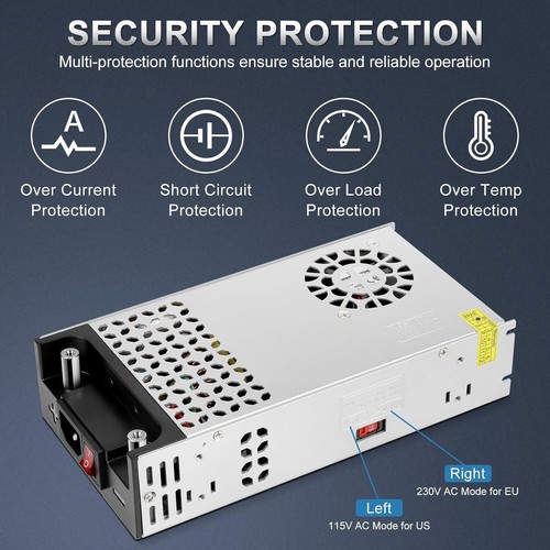 Upgrade SMPS 12V 30A 360W DC Switching Power Supply, 240V AC to 12 - Picture 5 of 7