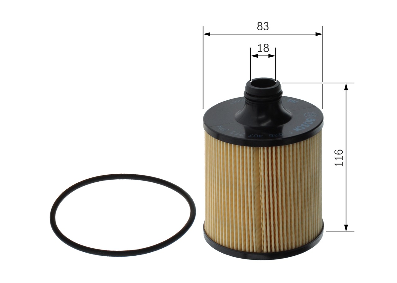 Fits BOSCH F 026 407 273 OIL FILTER CARTRIDGE   ⭐UK Stock⭐