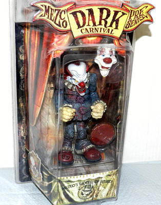 MEZCO CADAVER THE CLOWN DARK CARNIVAL NEW SEALED LARGE SET ODDITIES 8'' FIGURE