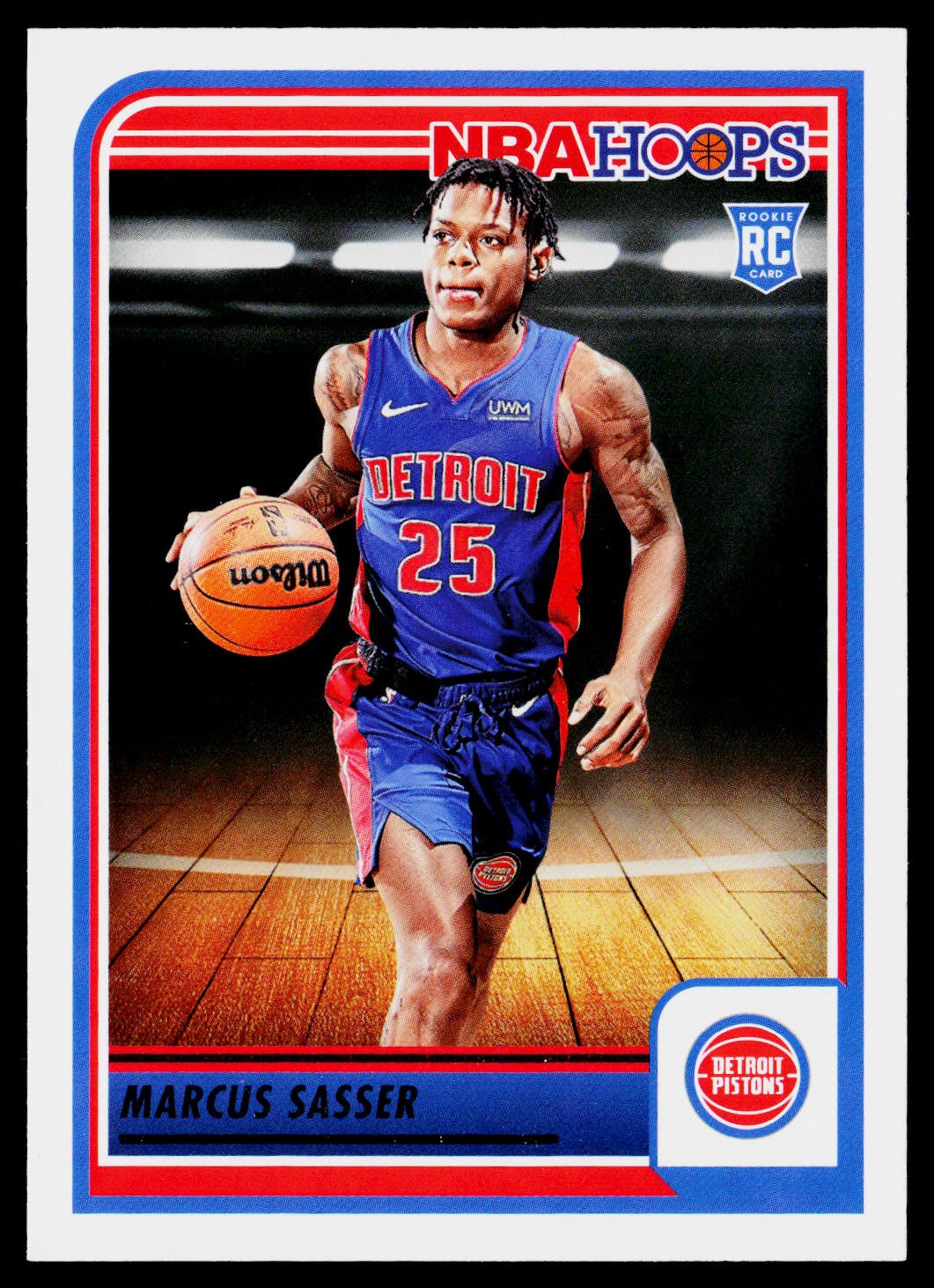 Marcus Sasser 2023-24 Hoops #260 RC Detroit Pistons