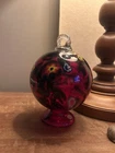 Venetian Glass Murano Millefiore Globe Footed Hanging Witch Ball