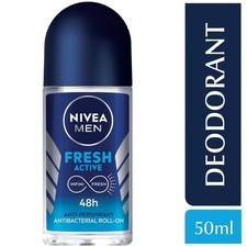 Nivea Men Fresh Active Antibacterial Roll-On ...