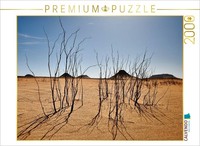 Calvendo Puzzle Dry Shrubs In The Black Desert Near The Bahariya Oasis | 2000 Pi