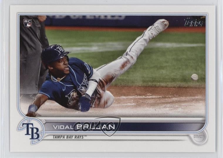 2022 Topps Series 1 Image Variation SP (Sliding) Vidal Brujan #25 0bp1