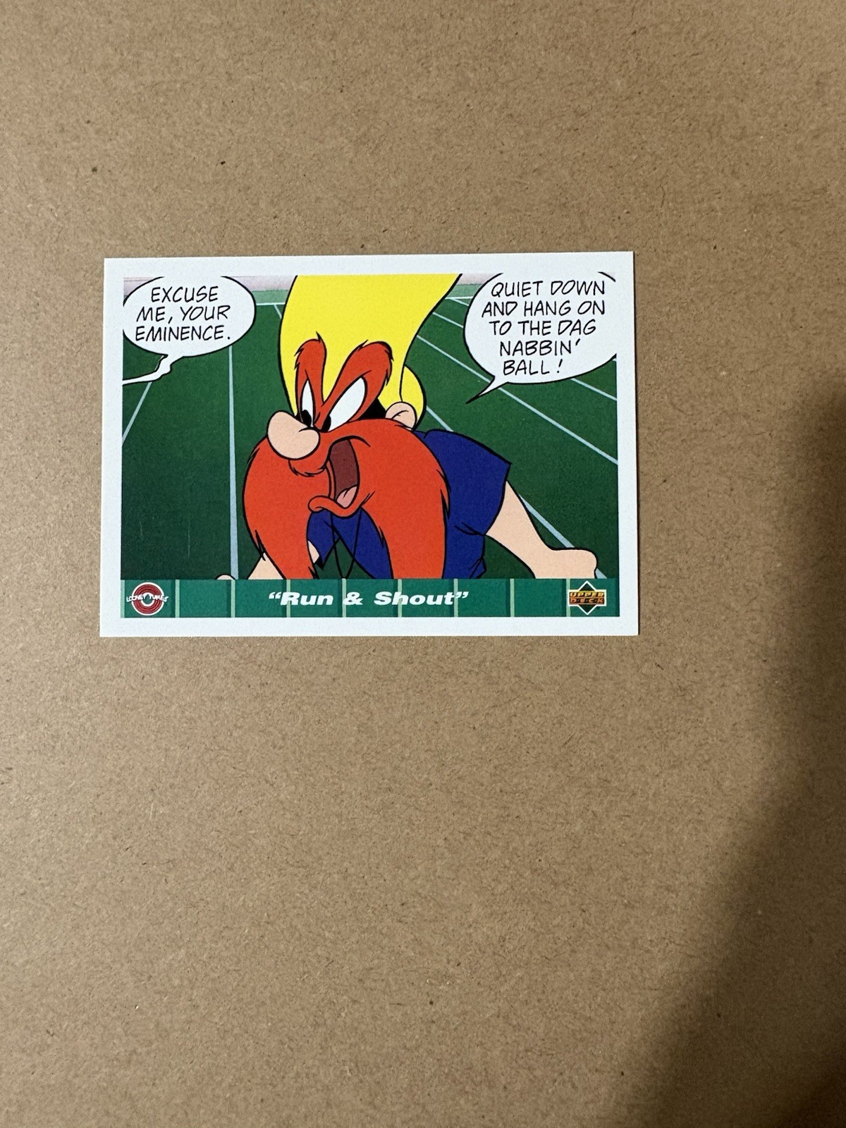 1992 Upper Deck Comic Ball IV Yosemite Sam Card #53 Thurman Thomas