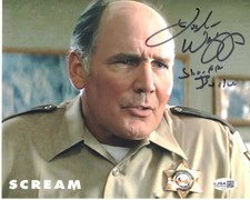 Joseph Whipp signed 8x10 Photo Sheriff Burke Scream JSA Authentication