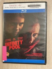 INFINITY POOL BLU RAY 2023 PLAYS GREAT SCI-FI HORROR THRILLER MIA GOTH/SCARSGARD