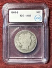 1905 S Barber Half Dollar - ICG AG 3, Free Shipping