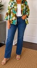 Anne Klein High Rise Skinny Blue Denim Jeans 16W Plus 5-Pocket Pockets — photo 1