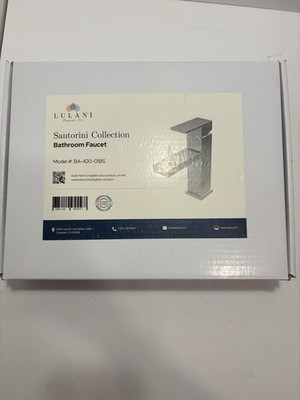 Lulani Faucet Co Santorini Collection Bathroom Faucet BA-420-01BS