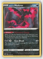 Galarian Moltres 093/203 Evolving Skies Holo Rare