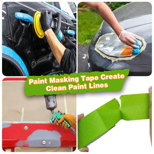 8Rolls Thin Painters Tape Total 176Yards 1/8, 1/4, 1/2 Inch Width Painter Tap...