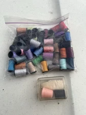 Vintage Sewing Needlepoint Thread Multi-Color Lot