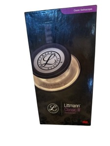 3M Littmann Classic III Stethoscope Dual Head Black Tube 27in Black Finish 5803