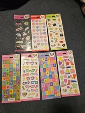 Vintage Stickeroni Sticker Sheet Lot 7 Sheets