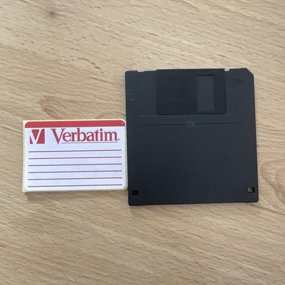 1x. Verbatim DataLife Disketten 1,44MB MF2HD 3,5 90mm DOS PC NEU Versigelt