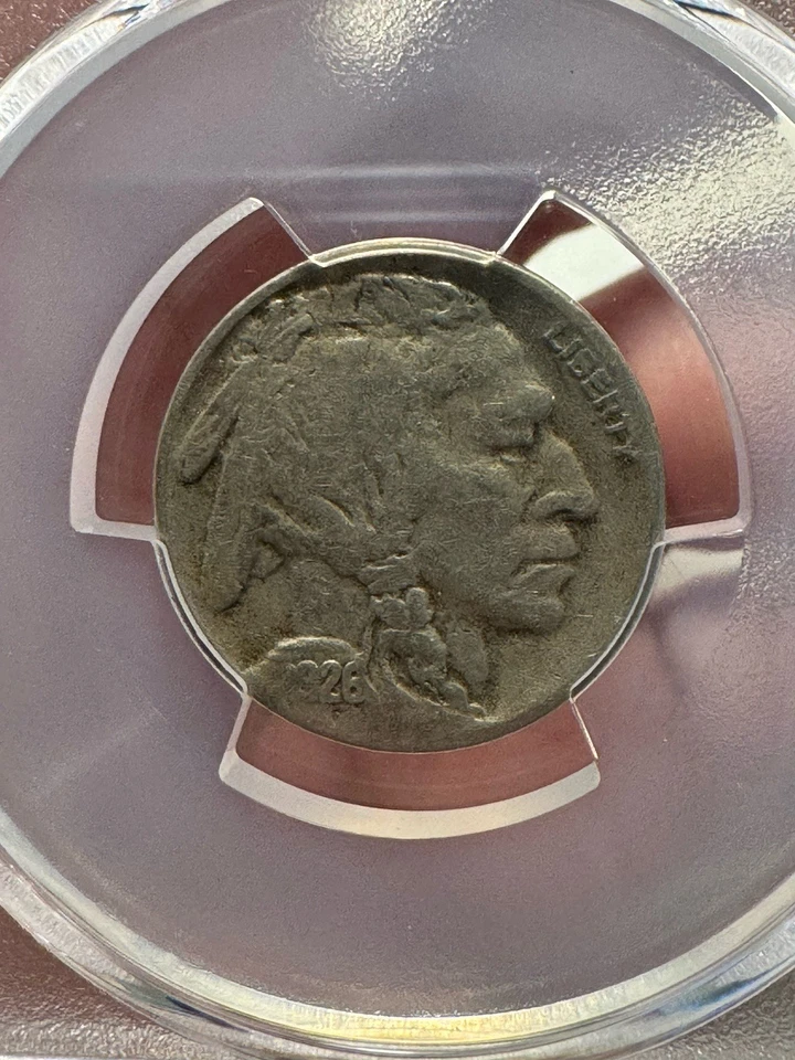 1926-S Buffalo Nickel 5¢ Key Date - PCGS F Detail “Scratched” - Image 4 of 4