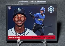 Ryan Bliss Rookie RC 2025 Topps Chrome Platinum Anniversary Card #397 Mariners. rookie card picture