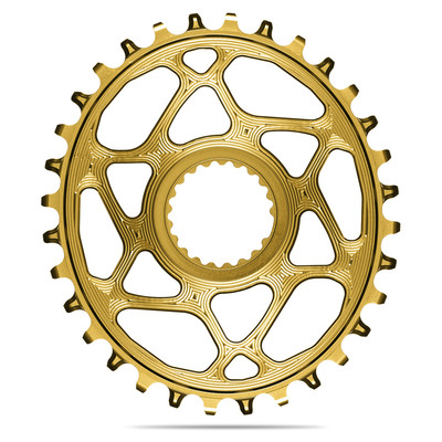 ABSOLUTE BLACK ovale Kronenplatte DIRECT MOUNT SHIMANO XTR