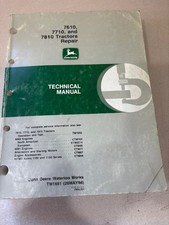 Manuale riparazione tecnica originale trattore John Deere 7610 7710 7810 TM1651