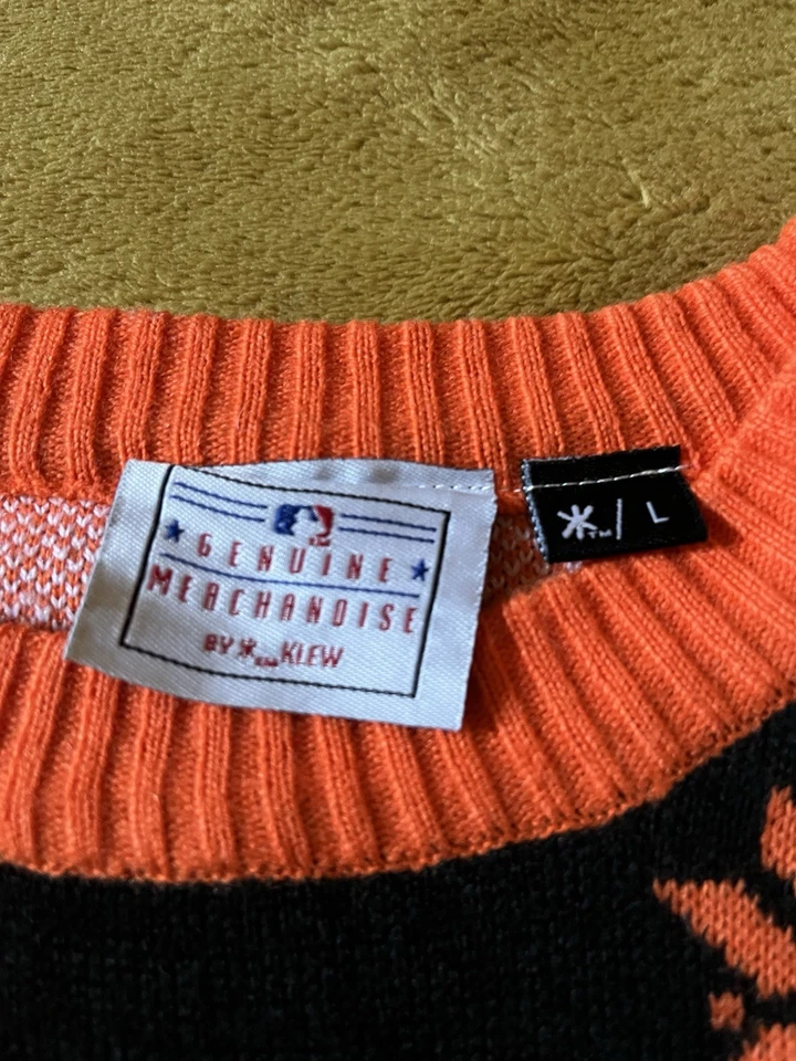 Suéter Feo Madison Bumgarner Gigantes de San Francisco Talla L Foto 3 de 4