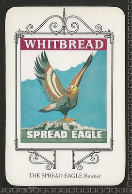 WHITBREAD-INN SIGNS PORTSMOUTH 1973-#08- THE SPREAD EAGLE - ROWNER