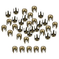 160Pcs Bronze 3mm Round Dome Rivets for DIY Leather Craft