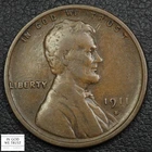1911 S Lincoln Wheat Copper Cent 1C