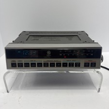Vintage General Electric GE Digital Alarm Clock Radio AM/FM Works Tested