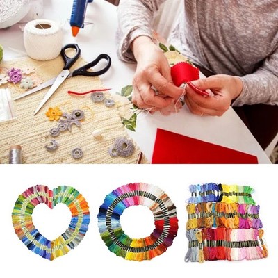 Rainbow Color Embroidery Thread,Cross Threads, Bracelets Floss, Fl