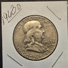 1963d Franklin silver half dollar.