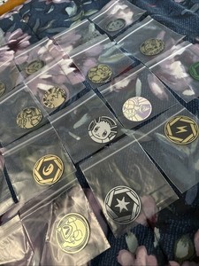 Pokemon Oversized Plastic Coin Lot of 23