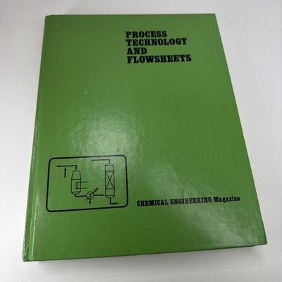 CHEMICAL ENGINEERING MAGAZINE Vintage Hardcover Book PROCESS TECHNOLOGY & FLOW
