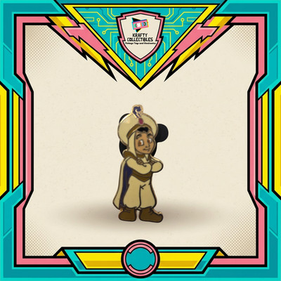 Disney Oficial Trading Pin - Aladdin Toddler Boy Chibi Style
