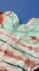 African 2 Pc Baby Girl Outfit 12-18 Months  Blue Tie Dyed VG Condition — photo 6