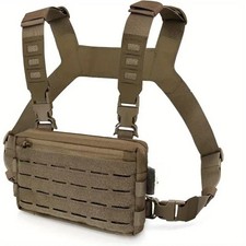 Tactical Chest Bag Molle Multi-Function Outdoor Tool Bag for Hiking Cycling