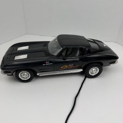 Vintage 1985 New Bright Chevrolet Corvette Stingray Corded RC Toy