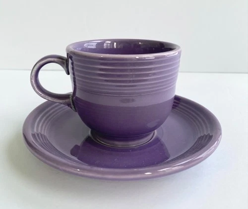 Light Purple Lilac? Mulberry?  Fiesta Ware Cup and Saucer Set