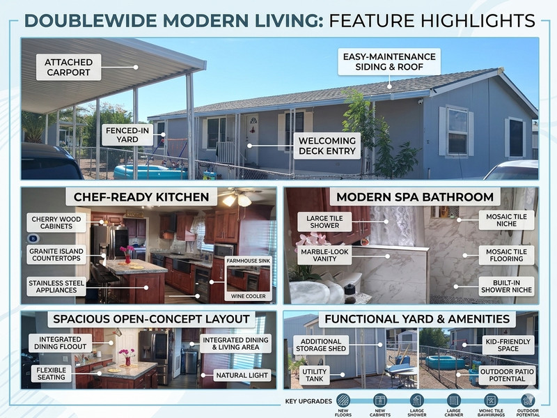 Doublwide Mobile Home