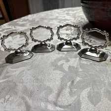 Southern Living at Home Redmont Heirloom Napkin Rings Set of 4  - New