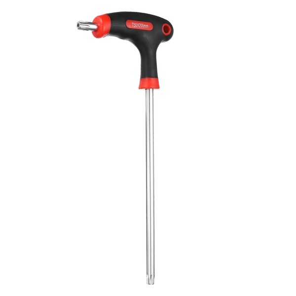 T-Handle Torx-SchlüSsel T50 CR-V Torx-Schraubendreher Rot Schwarz-image