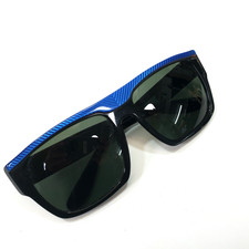 VTG 80s Ray Ban Black  Electric Blue Drifter Oversized Frame  Temples France