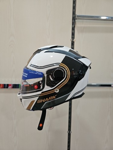 SHARK SPARTAN GT FIBER TRACKER MIT DOPPELVISIER NEU GRÖSSE XS - Bild 2 von 5
