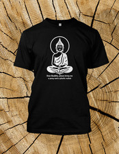 Image of Dear Buddha Malcolm Reynolds Serenity Firefly T Shirt Science Fiction TV Tee