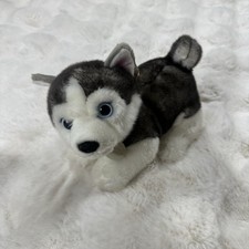 Aurora Miyoni Siberian Husky 8"Stuffed Animal Realistic Plush Toy Tot