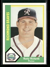 1990 CMC AAA/ProCards A & AA Rusty Richards #280 RC Rookie