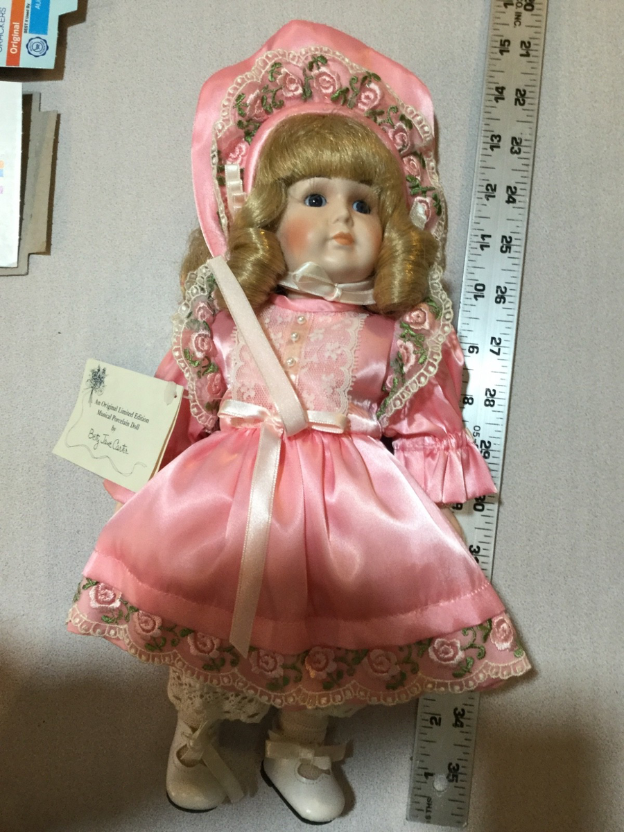 vintage Betty Jane Carter Porcelian Doll musical Victorian | eBay