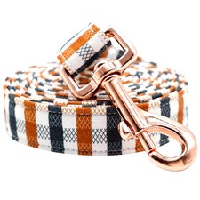 Strong Dog Leash Plaid Durable Dog Leashes with Comfortable Soft Handle for S...