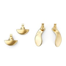 4 Gold Stainless Steel Back Button Paddles For PS5 Edge Controller Accessories