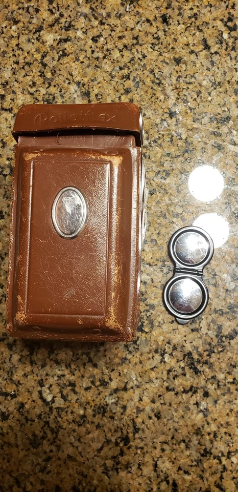 Câmera de Filme Rolleiflex 3.5E TLR Carl Zeiss Planar 75mm F3.5 Lente com Estojo - Imagem 2 de 4